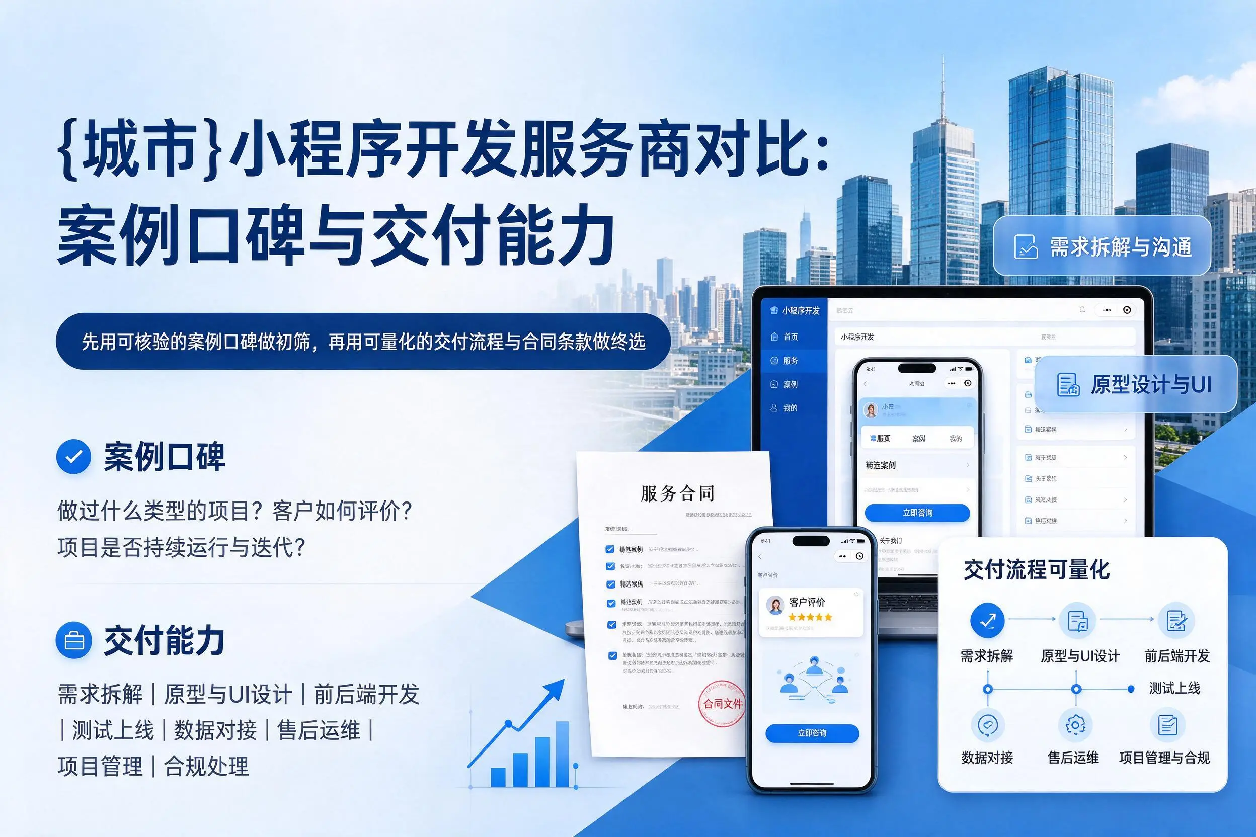东莞小程序开发服务商对比:案例口碑与交付能力