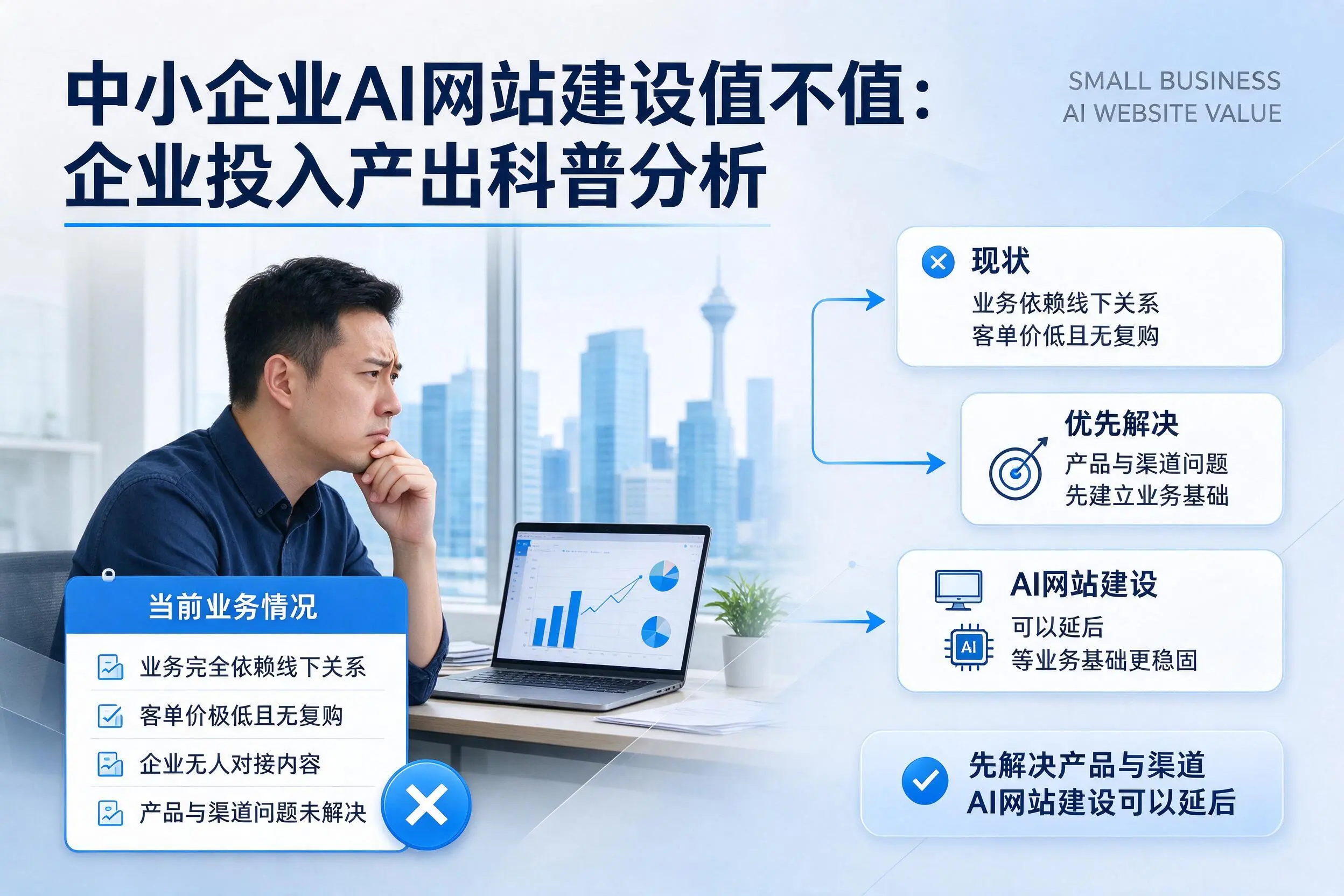 中小企业AI网站建设值不值：东莞企业投入产出科普分析