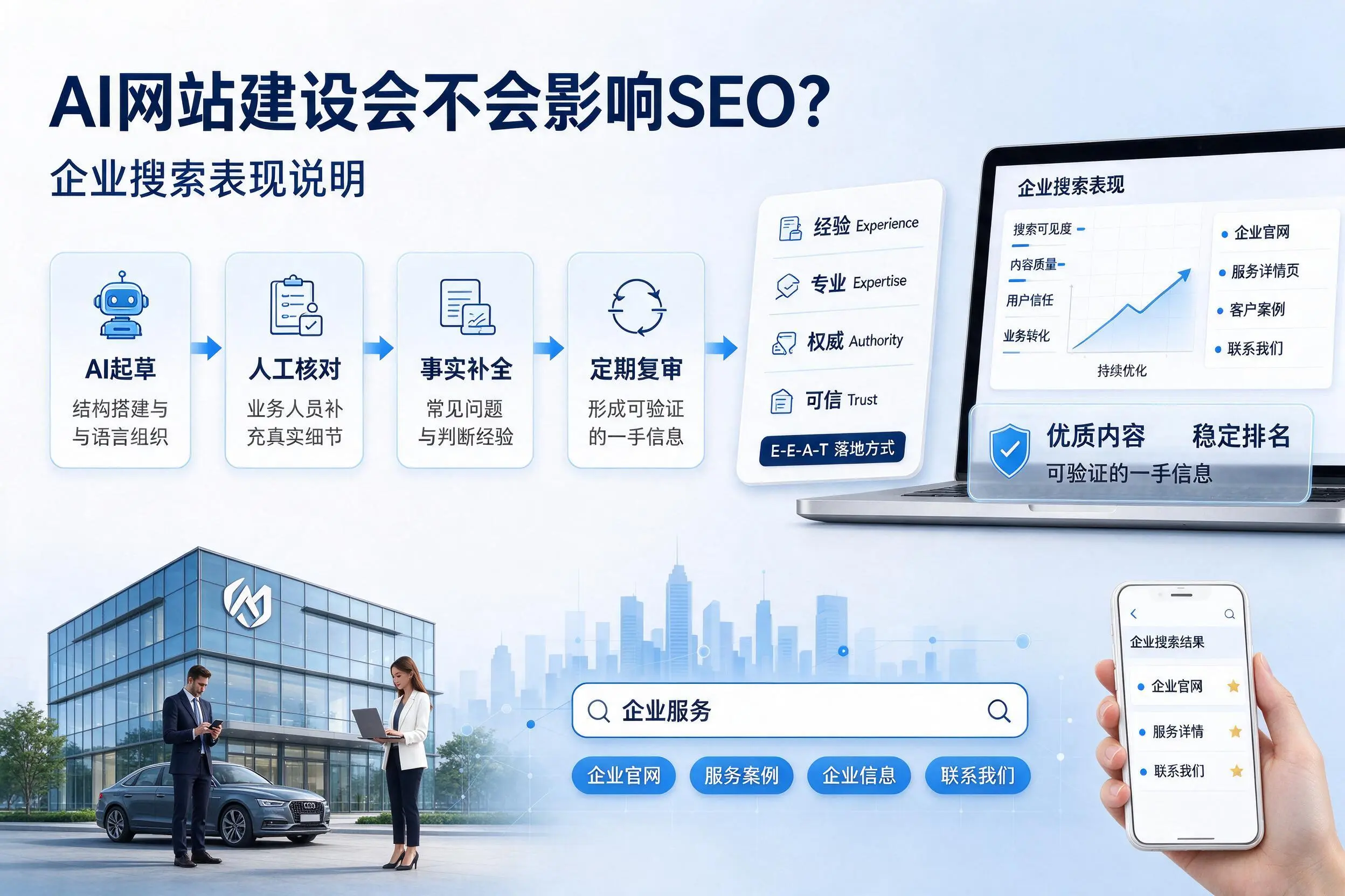 AI网站建设会不会影响SEO？东莞企业搜索表现说明