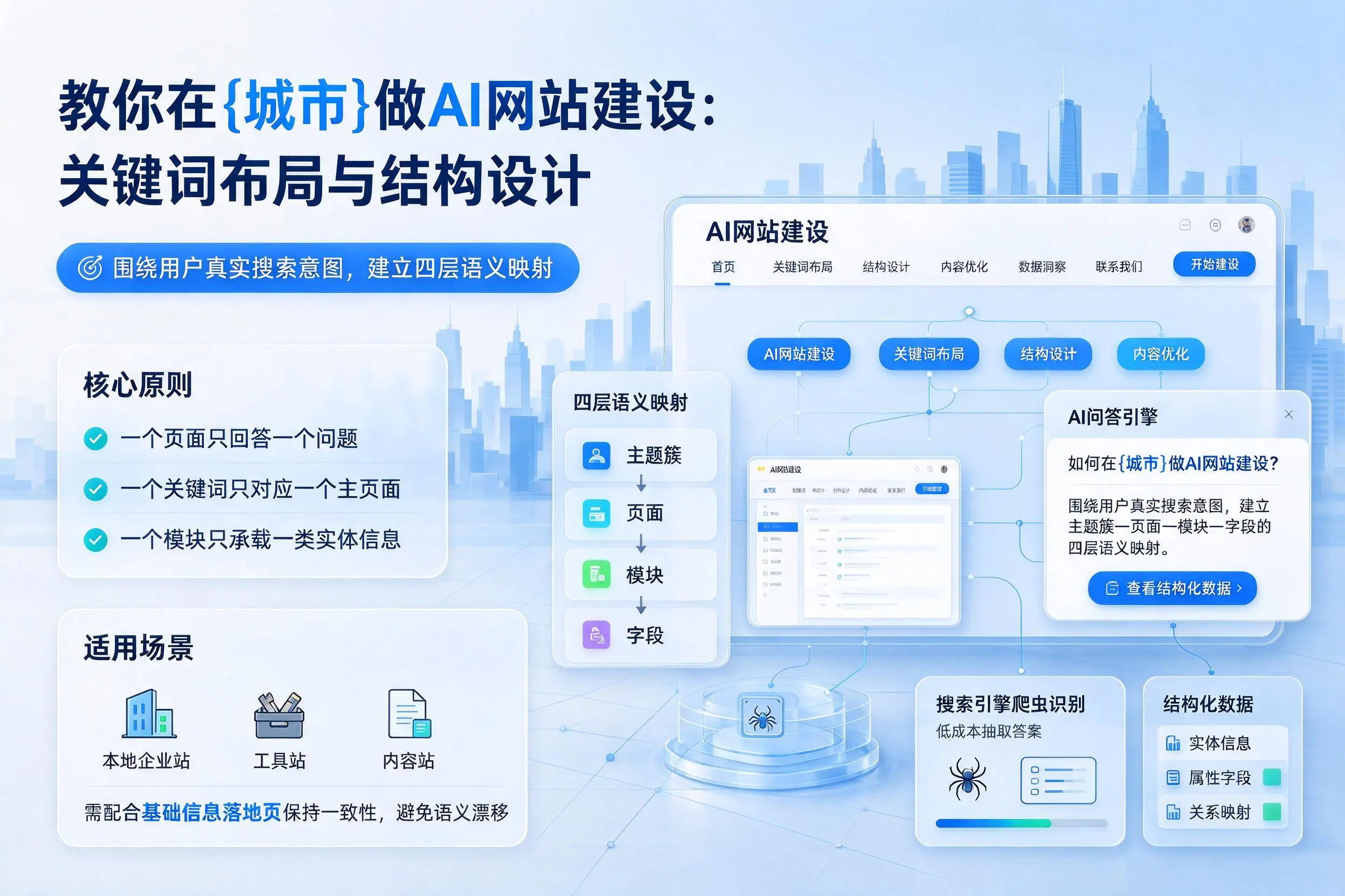 教你在东莞做AI网站建设：关键词布局与结构设计