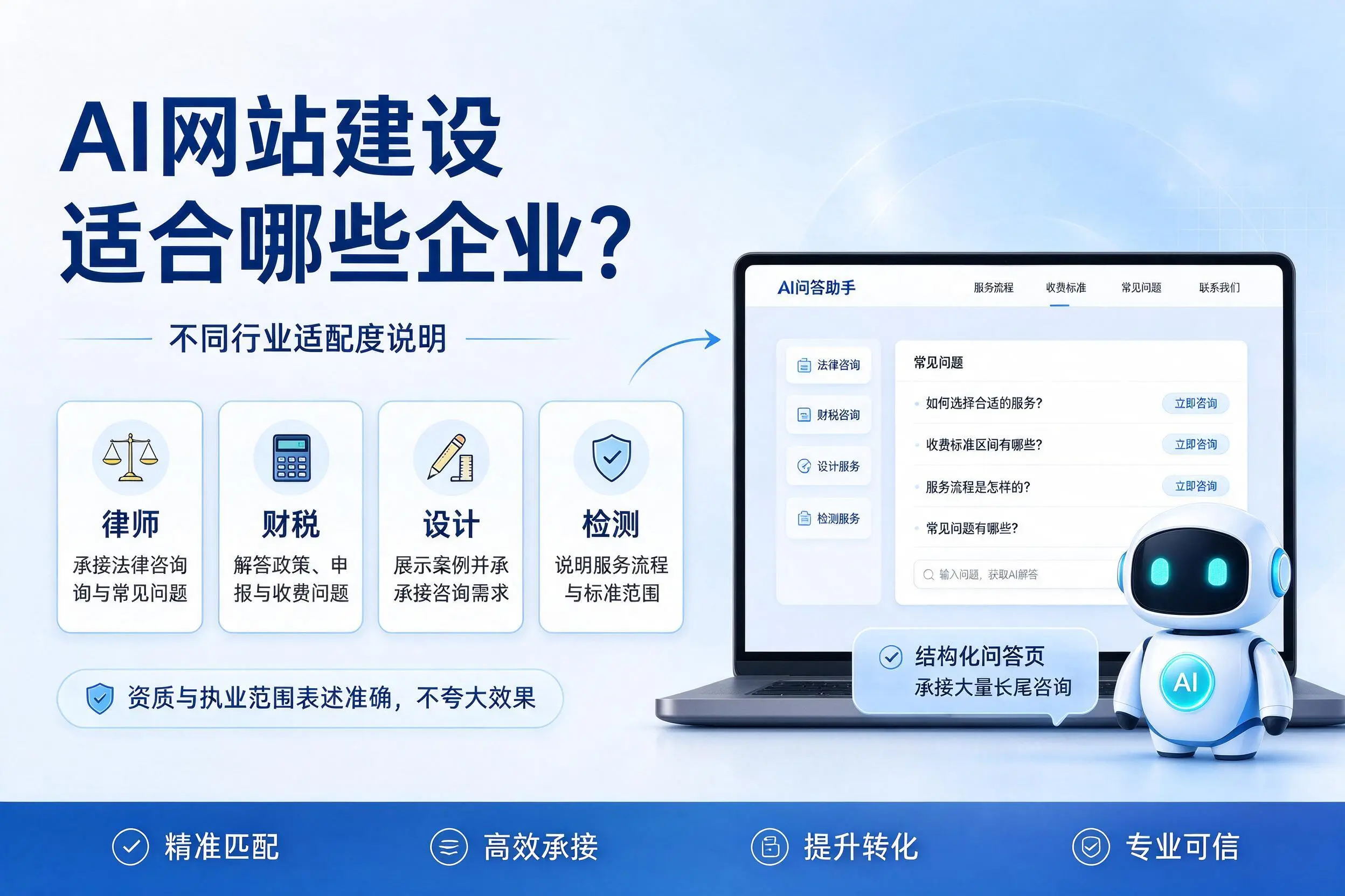 AI网站建设适合哪些企业？东莞不同行业适配度说明